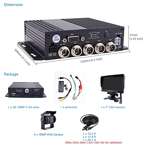 MDVR - Night vision Wired 2.0 X 1.0 megapixels