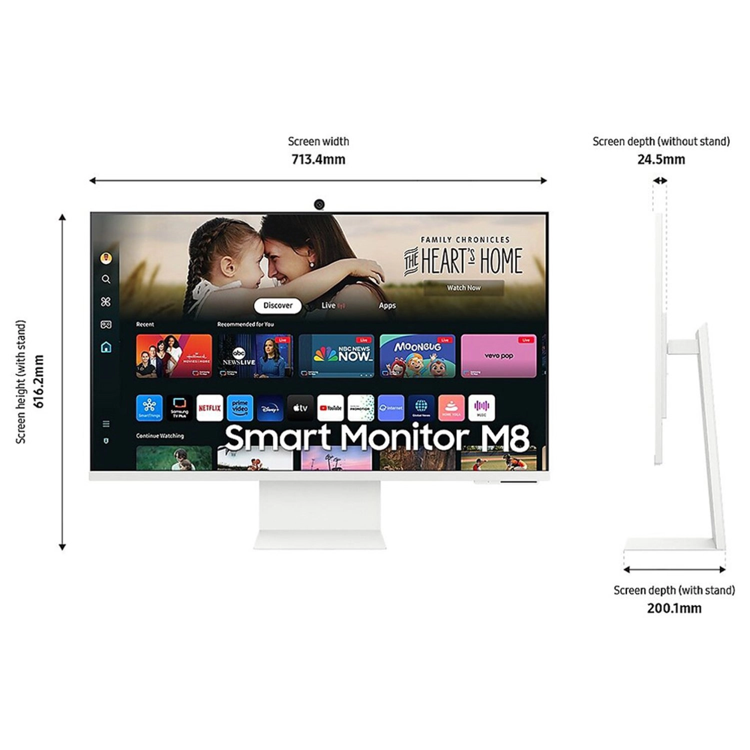 LS32DM801UMXUE - 32inch 3840 X 2160 pixels