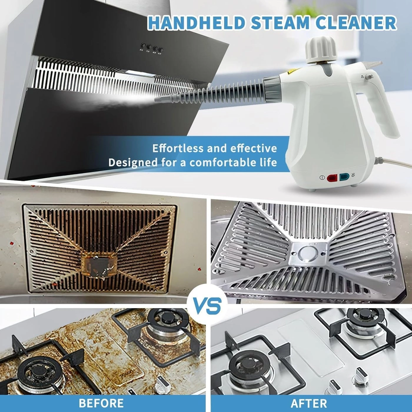 High Temperature Steam Cleaner - 1000W Handheld