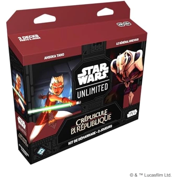 STAR WARS: UNLIMITED TWILIGHT OF THE REPUBLIC - 2 PLAYER STARTER KIT TRADING CARD GAME (French)