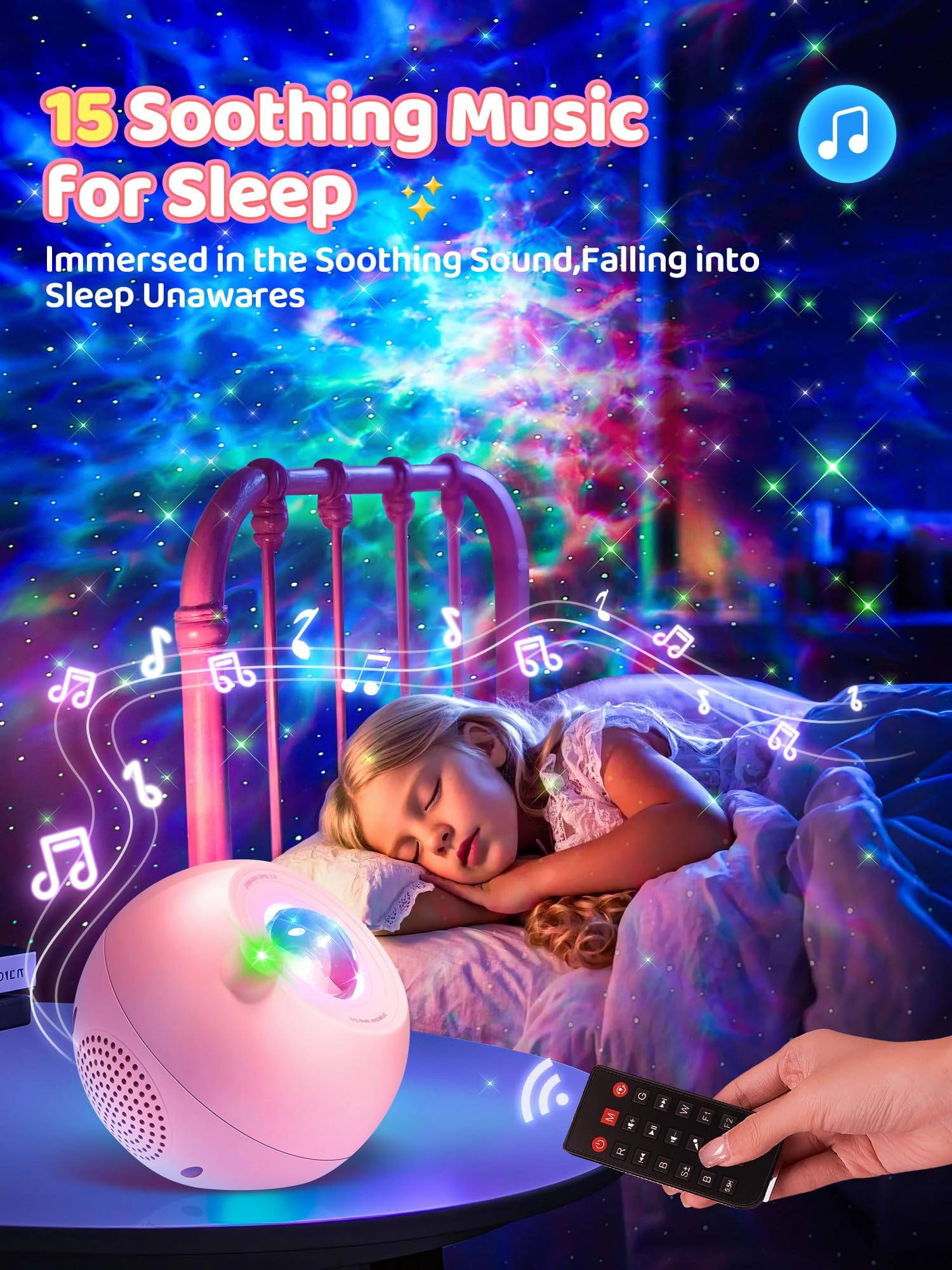 Galaxy Projector - 4 IN 1 Pink