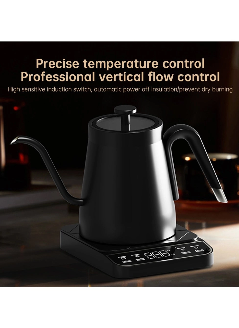 ,304 Stainless Temperature Control Electric Kettle