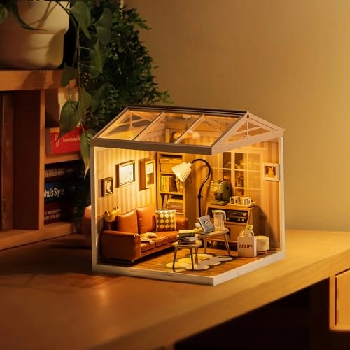 Miniature House Kit - Cozy Living Lounge