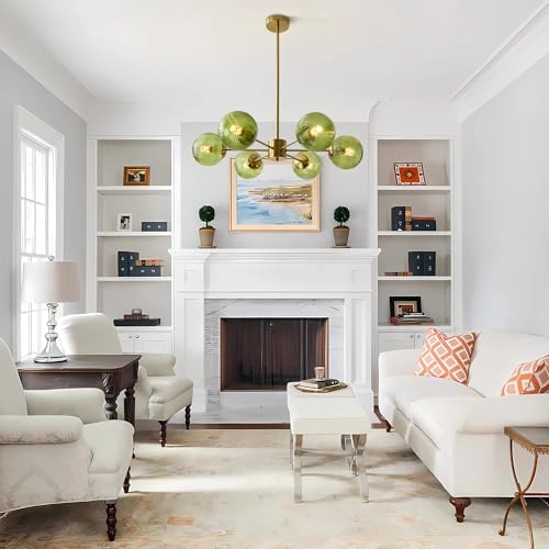 L1161 - 6-Light Green Adjustable Height