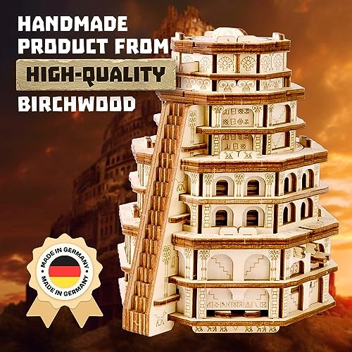 Quest Tower Wooden Puzzle - 171 pcs