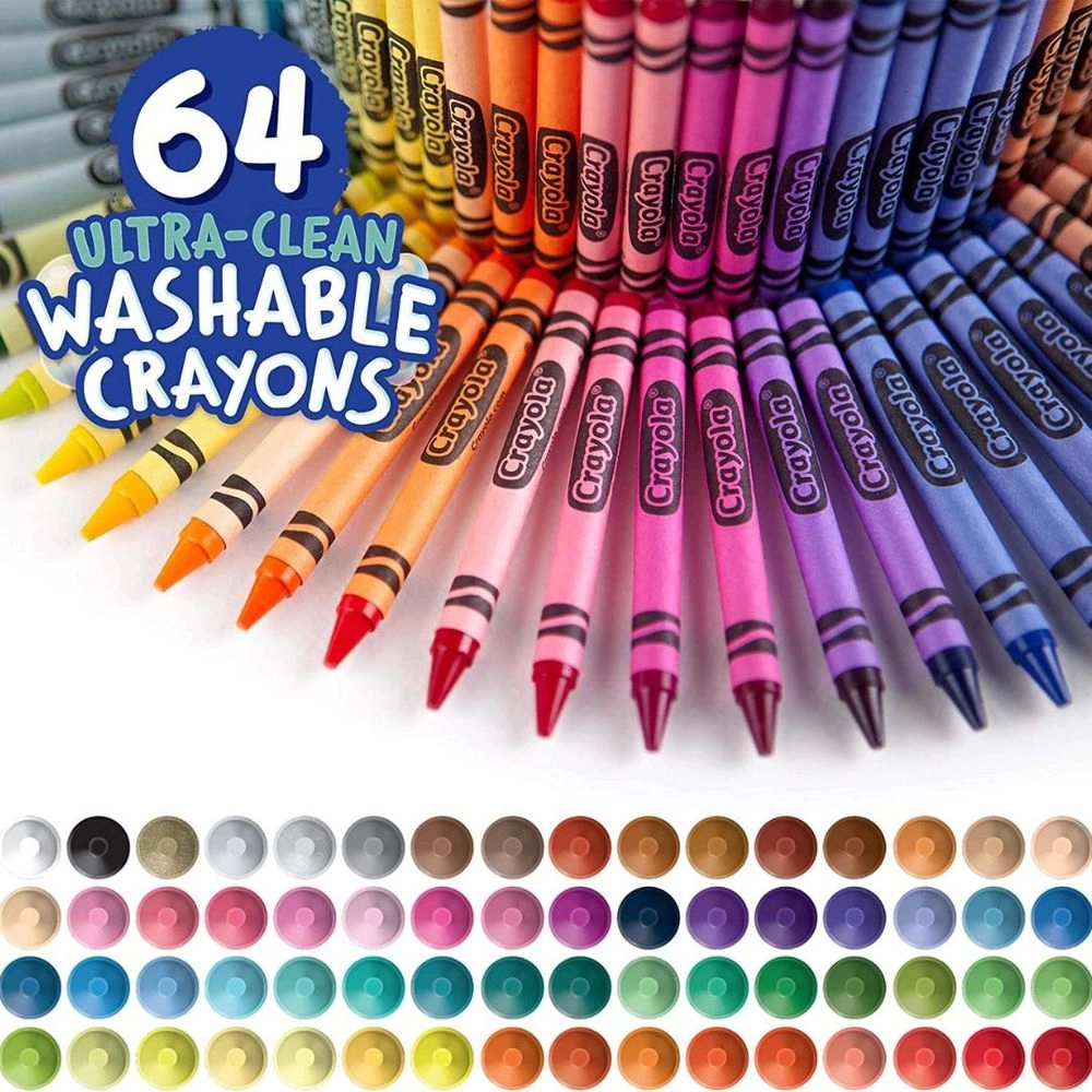 Ultra Clean Washable Crayons - 64 piece(s)