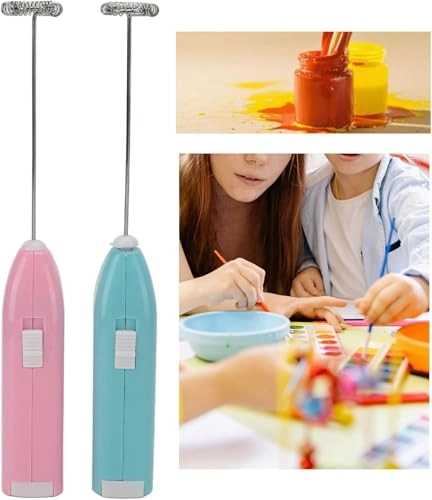 Mini Hand Mixer - 2 Pcs Stainless Steel Portable