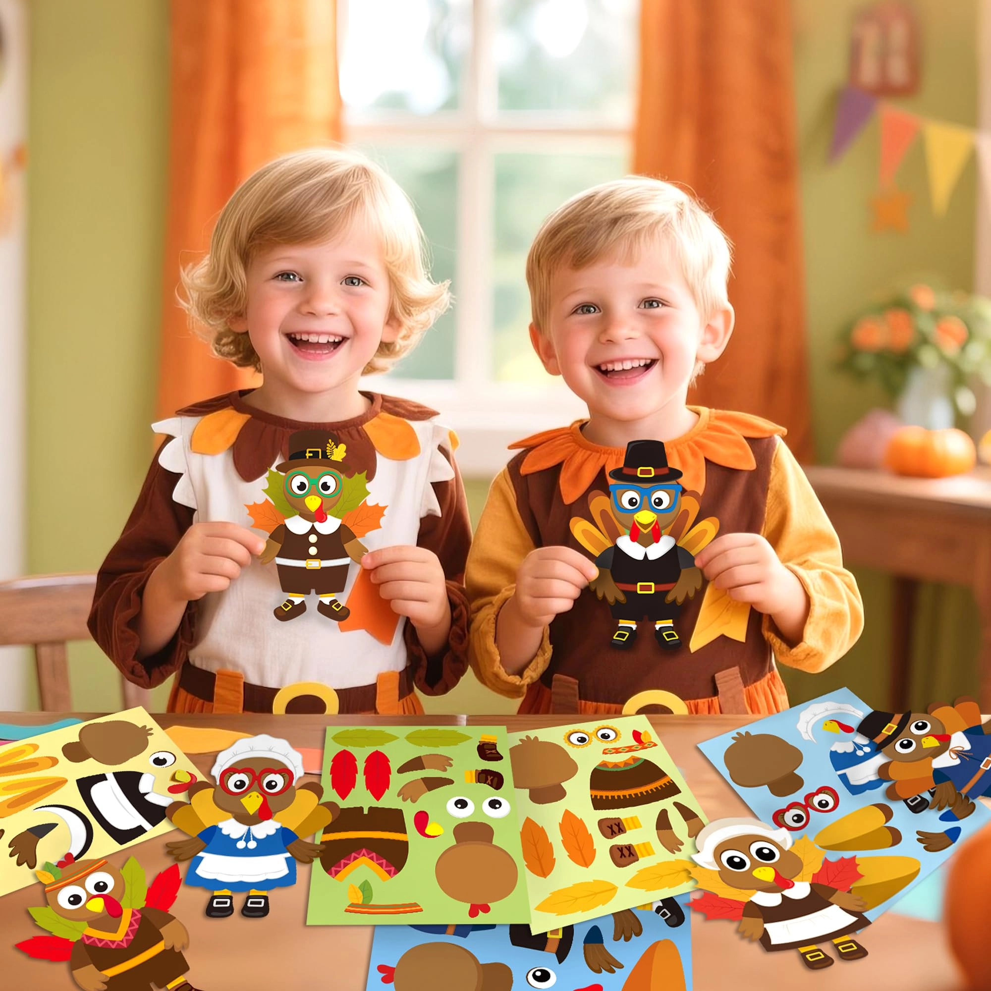 Thanksgiving Sticker Book 40 pcs