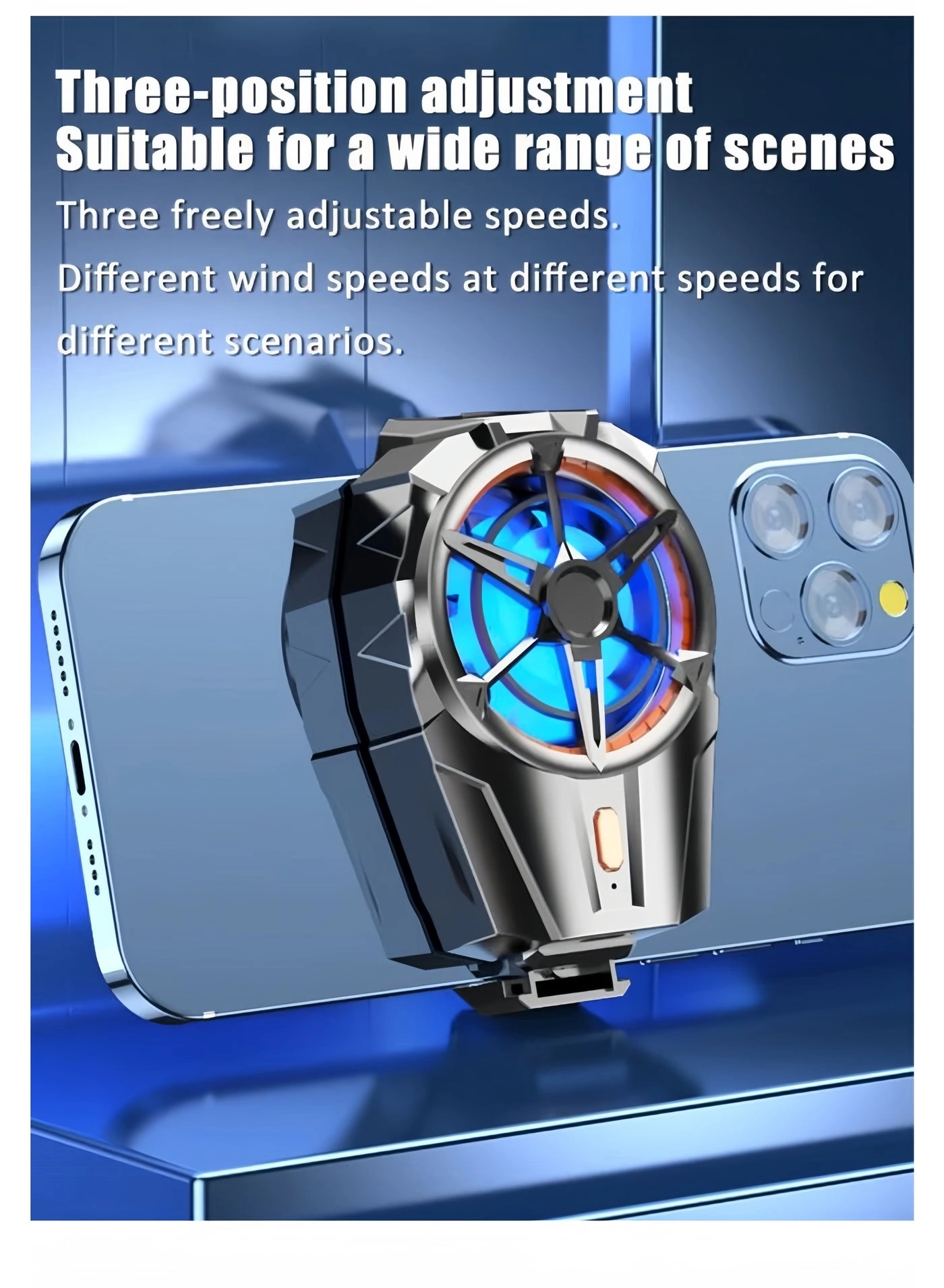 Cell Phone Cooler - USB Rechargeable LED Light