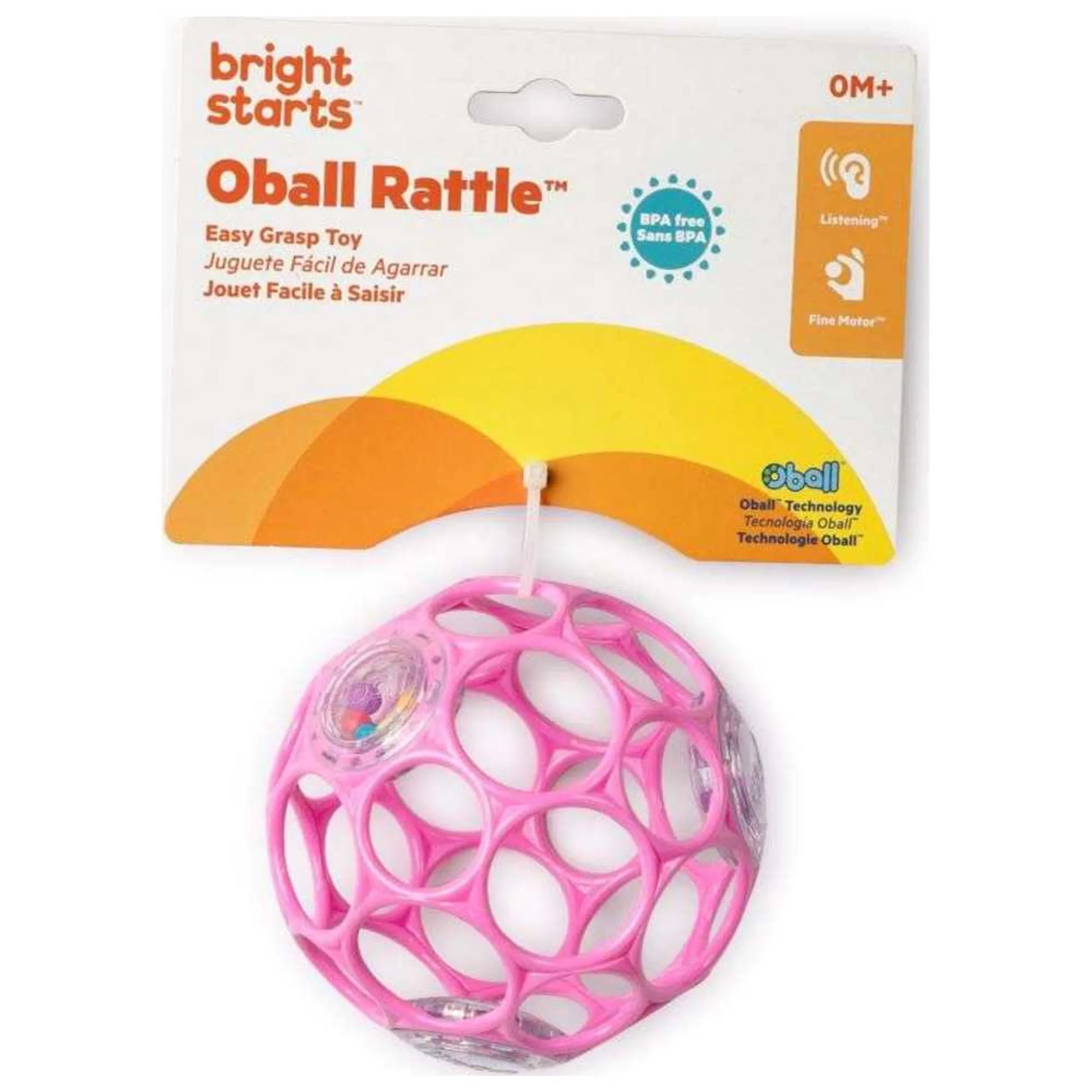 Rattle Easy Grasp Toy - Suitable for 3 months & above