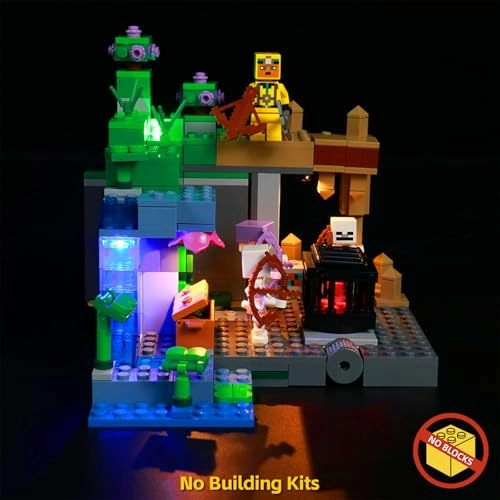 LED Light Set - Compatible with Lego 21189 The Skeleton Dungeon