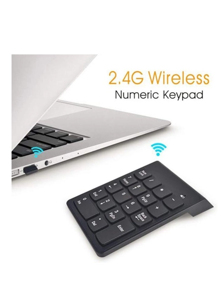 Mini Numeric Keypad - 18Keys 2.4G Wireless