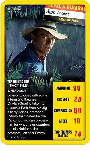 Jurassic Park Specials Card Game - Aged 6 plus 1 pieces