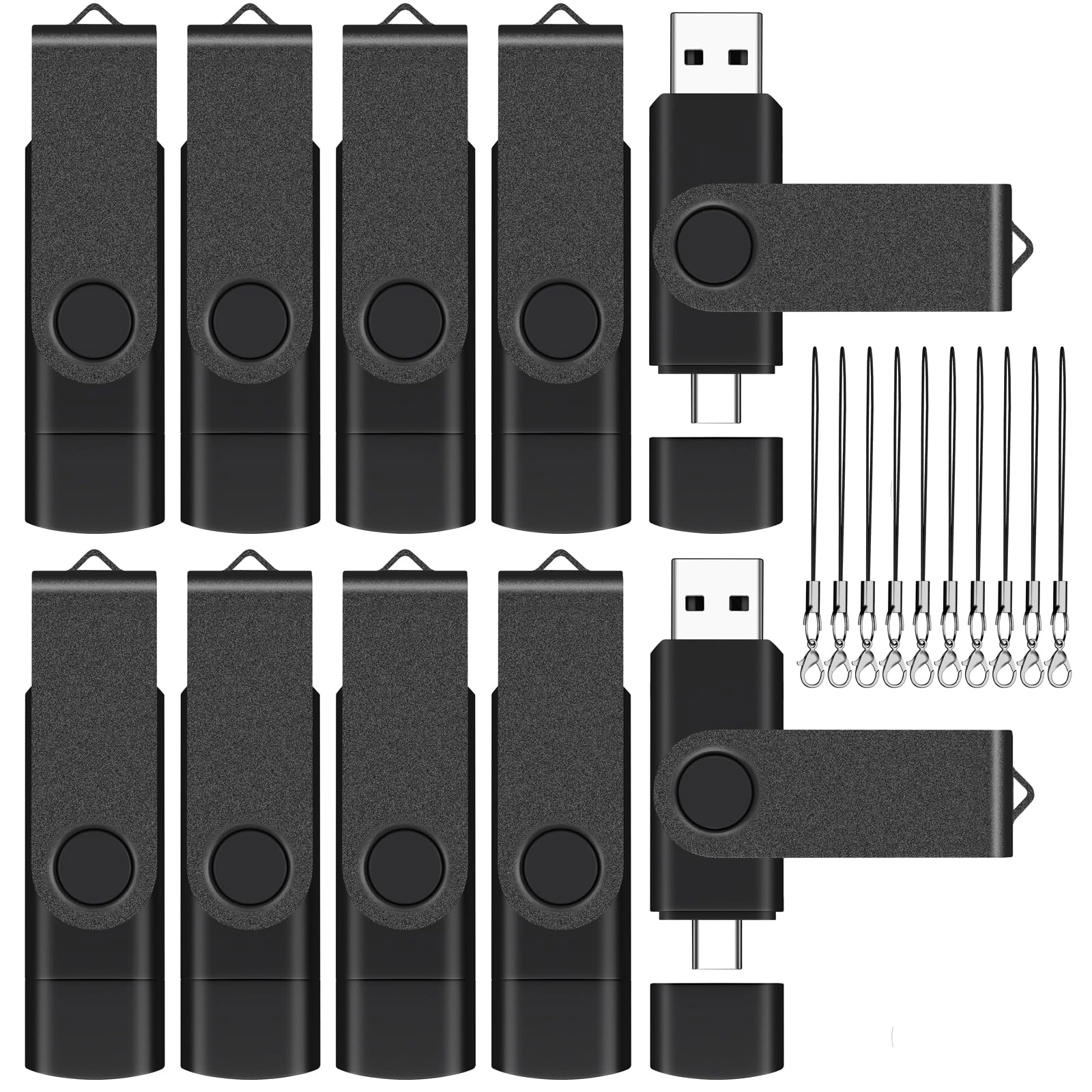 EASTBULL USB-C Flash Drive - USB 2.0 USB-A 4GB