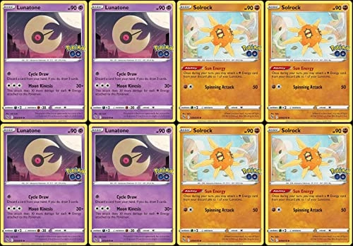 Lunatone 034/078 + Solrock 039/078 - 8 pcs