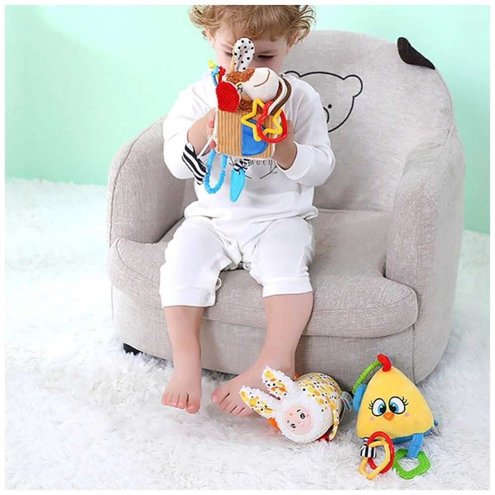 Baby Stroller Plush Hanging Mobile Rattle Toy - Suitable for 3 months and above