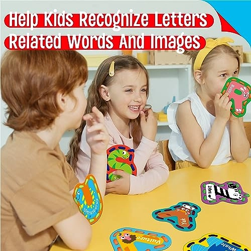 Lacing Cards - Kid 26 pieces