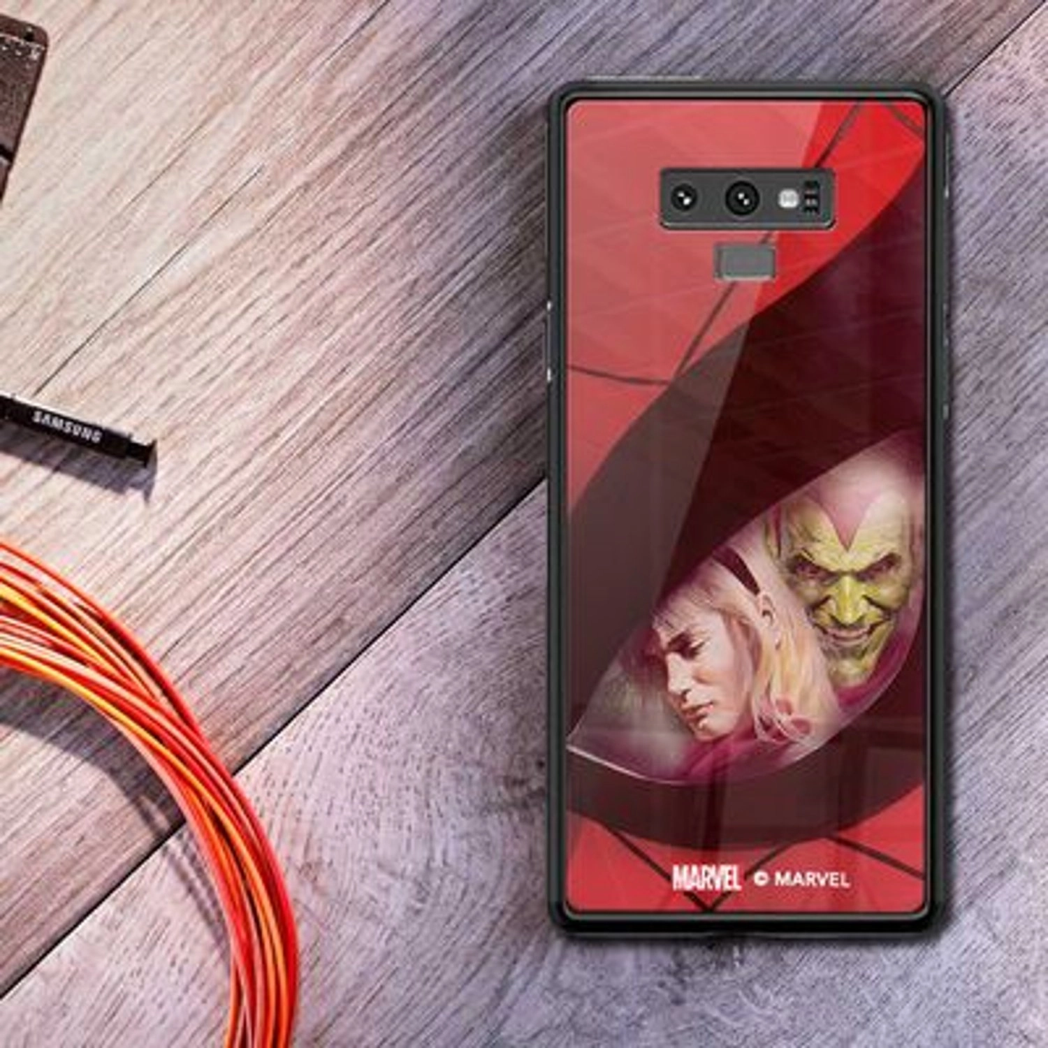 Gwen Stacy And Green Goblin Cover Back Case for Galaxy Note 9