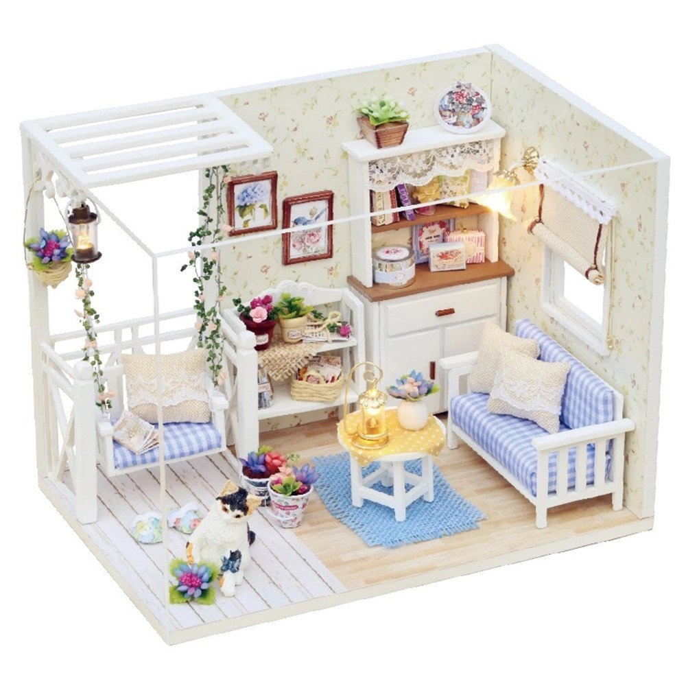 Dollhouse Miniature DIY House Kit - Creative Room 1:100