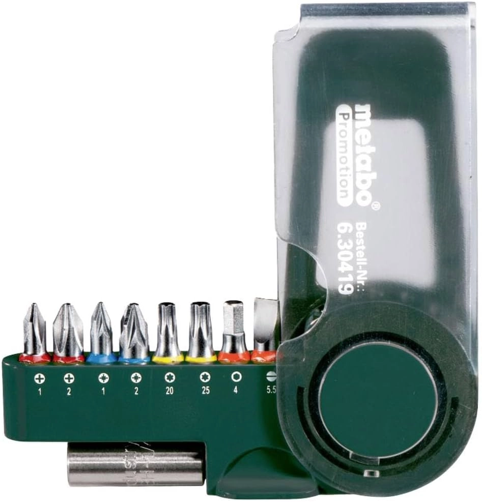 Metabo Bitbox Promotion Set - Chrome vanadium steel 9 pieces