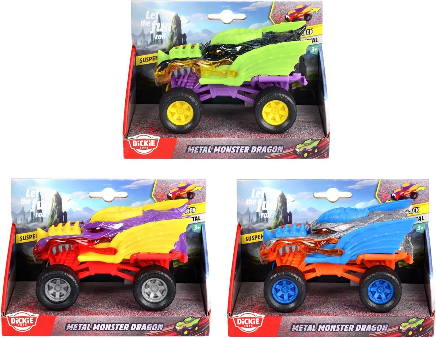 Metal Monster Dragon - 1Pc