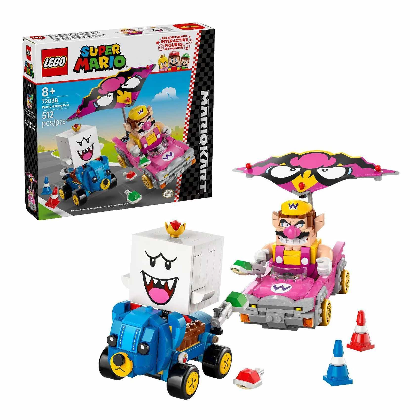 Super Mario Mario Kart - Wario & King Boo (72038)
