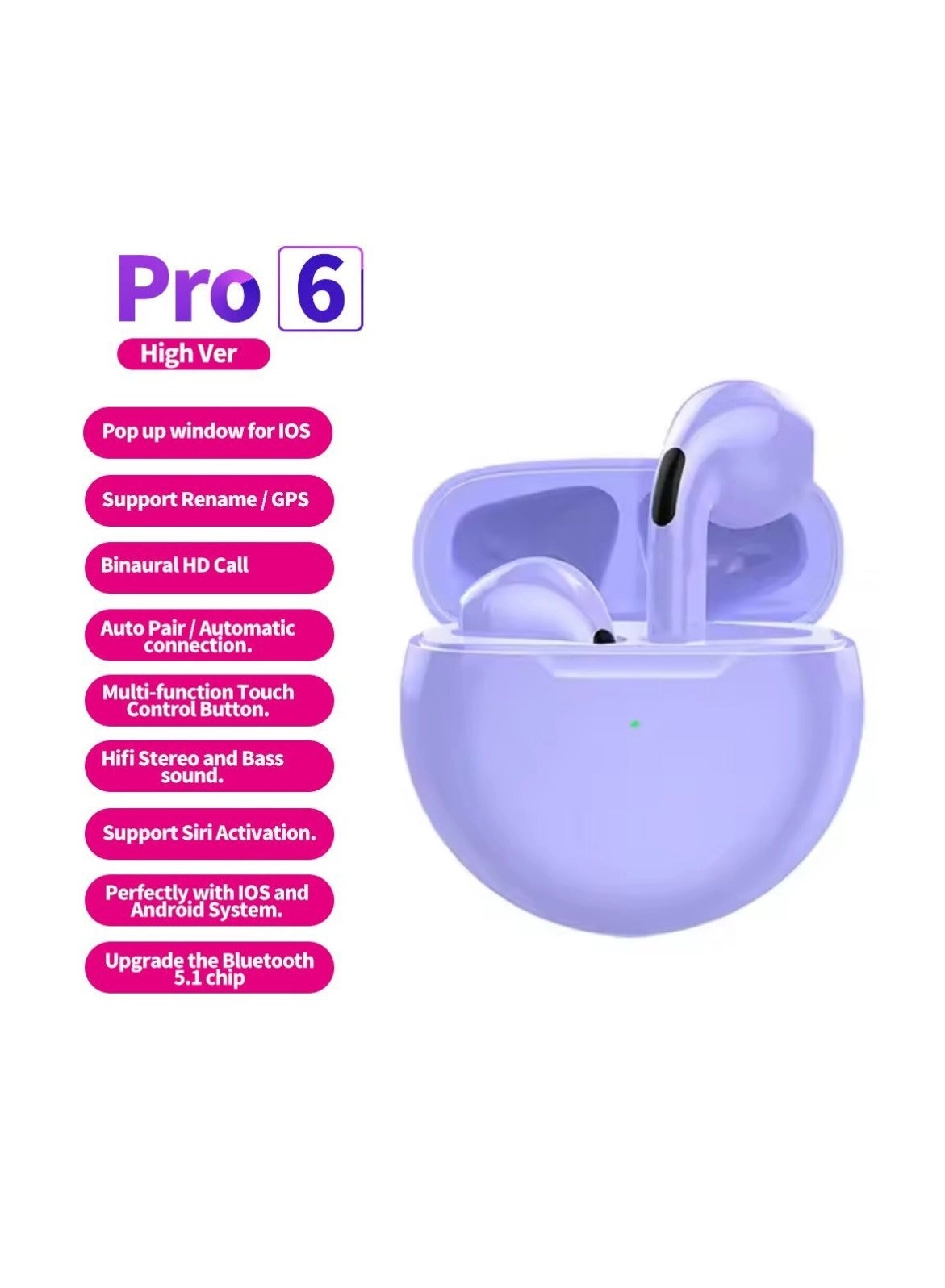 Pro-6 Wireless Earbud