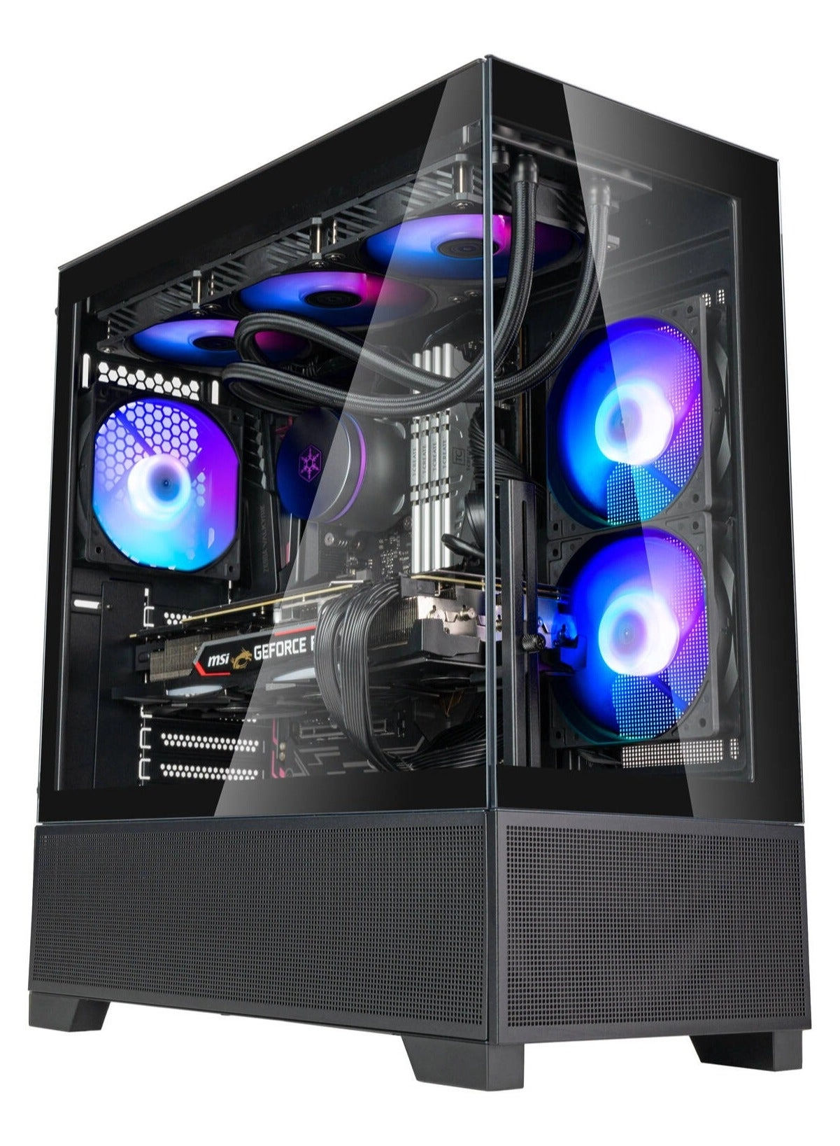 Lucid 05 - 270° panoramic tempered glass Mid Tower