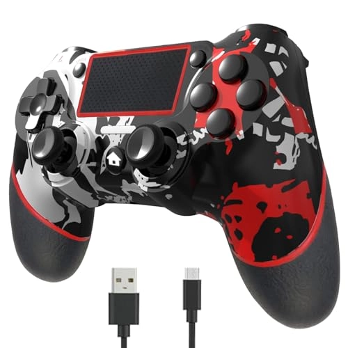 SZYUYU Wireless Controller for Ps4 - Flame White