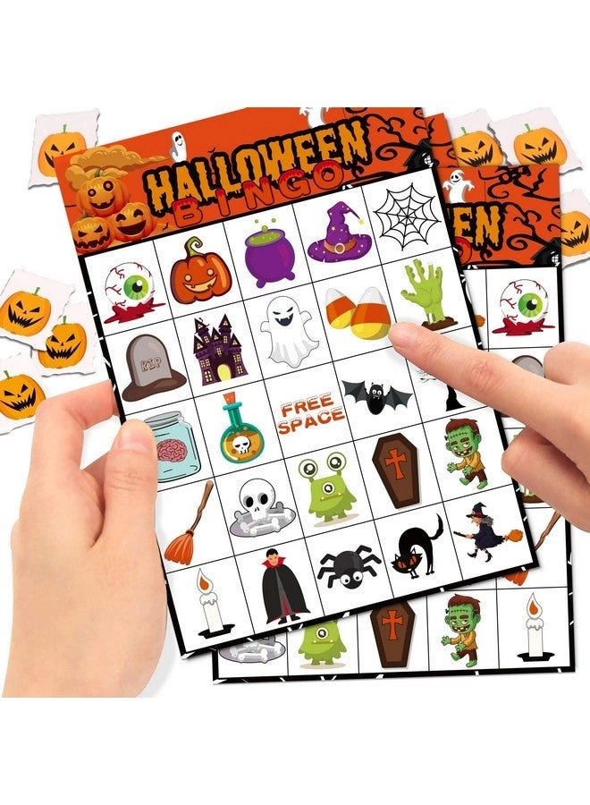 Halloween Bingo Game Cards
