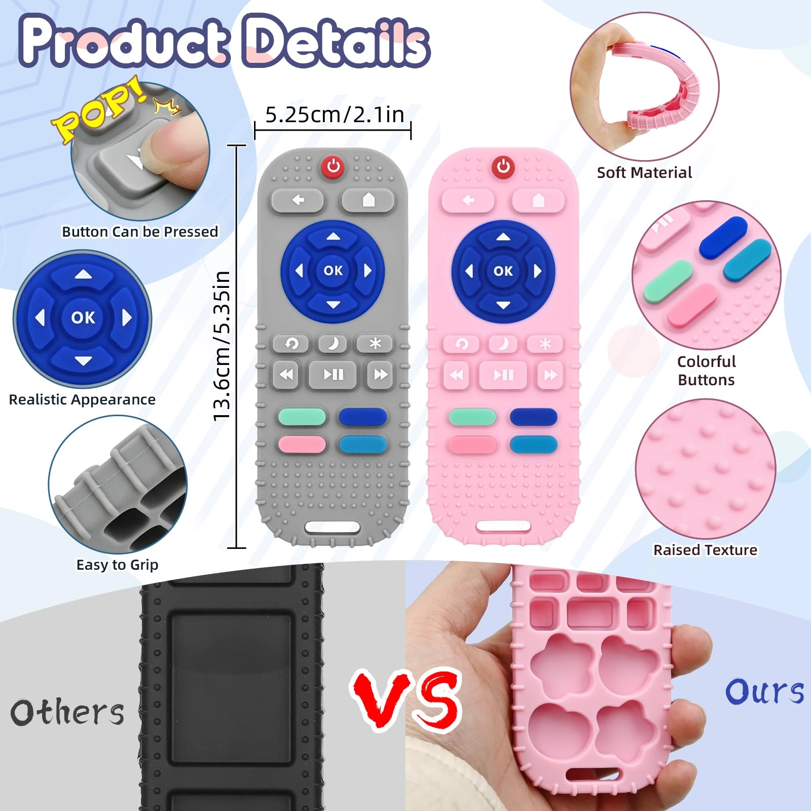 Remote Control Teether - Silicone