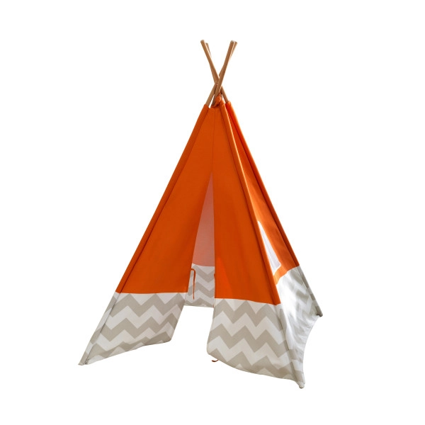 KidKraft Deluxe Play Teepee - Bamboo and canvas 121.92 x 121.92 x 162.05 cm