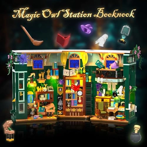 Owl Station Book Nook - 1242 pcs Light