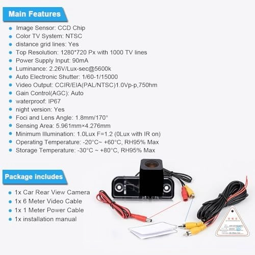 Reversing camera - AHD