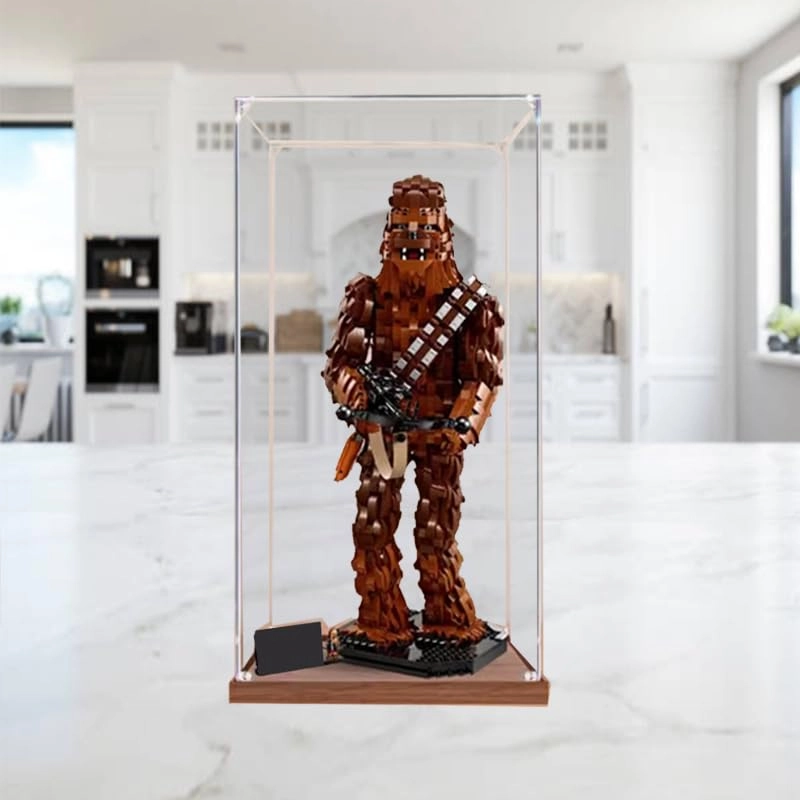 Clear Acrylic Display Case - Chewbacca LegoSW