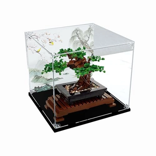 Acrylic Display Case - 25*25*22 cm With Background