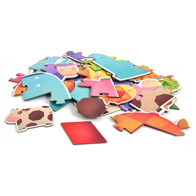 My First Geometry Puzzle - 3 + 4-5 pieces