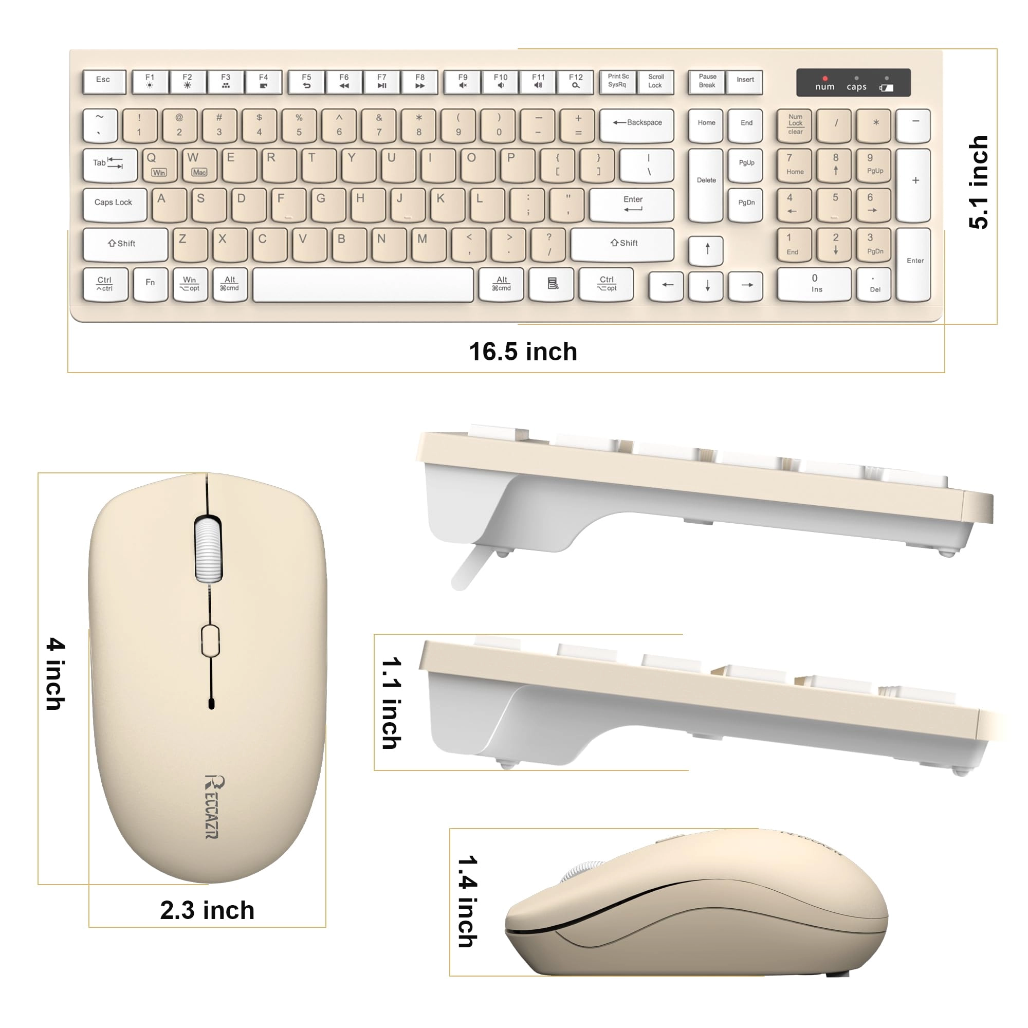 Ergonomic Wireless Keyboard - Wired