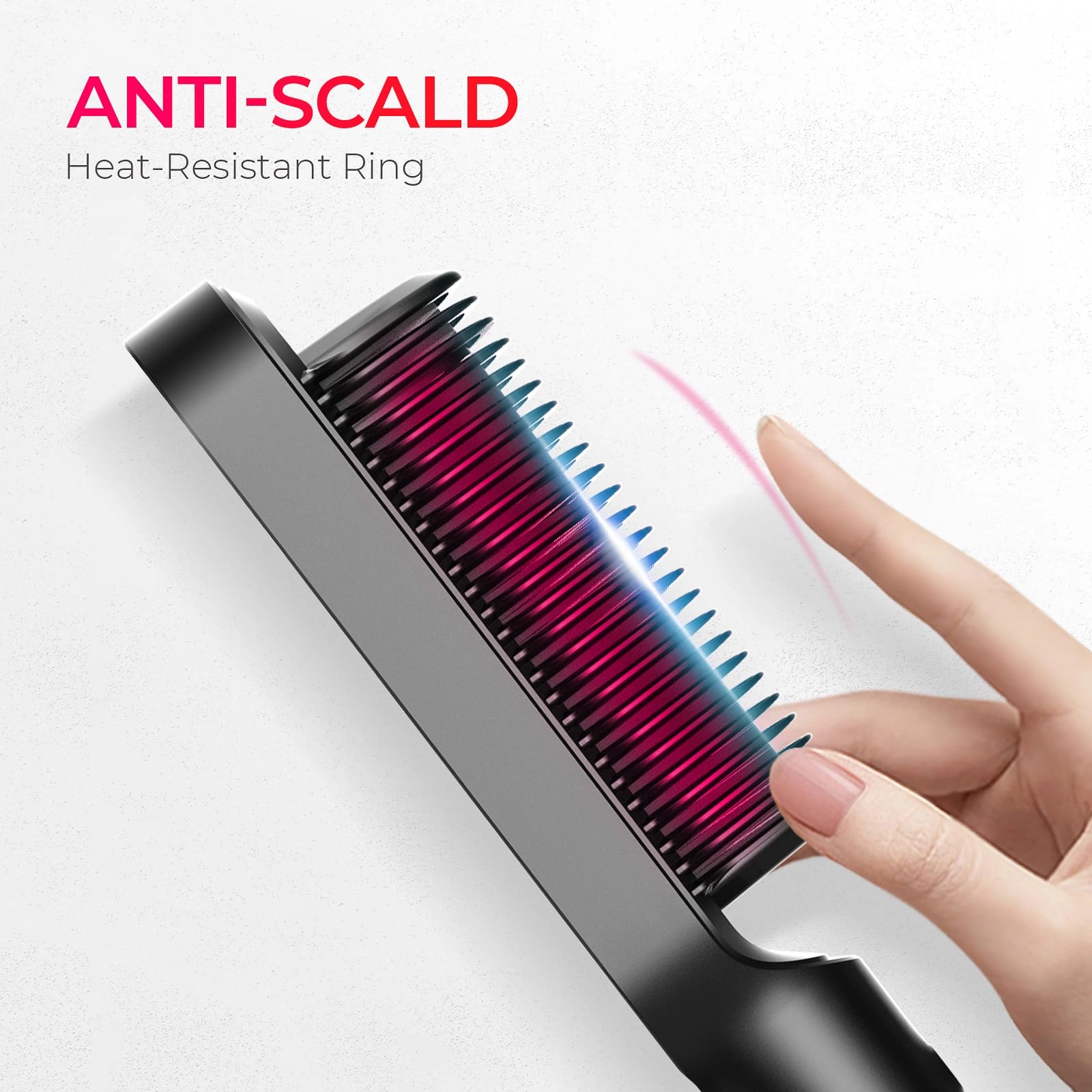 Ring Hair Straightener Brush