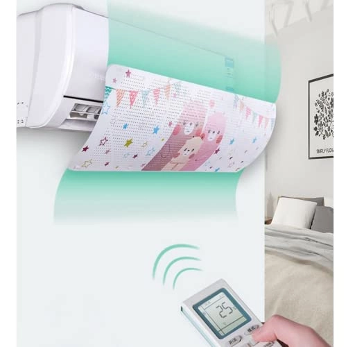 Universal Hollow Anti Direct Blowing Air Condition Wind Deflector - White 580 g