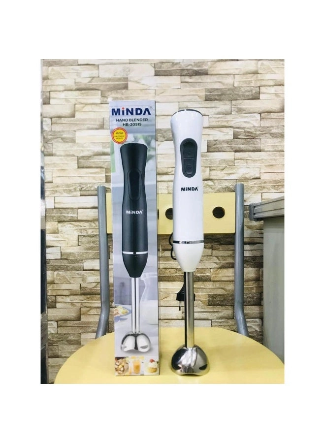 Electric Stick Hand Blender - 2-in-1 Stainless Steel Shaft