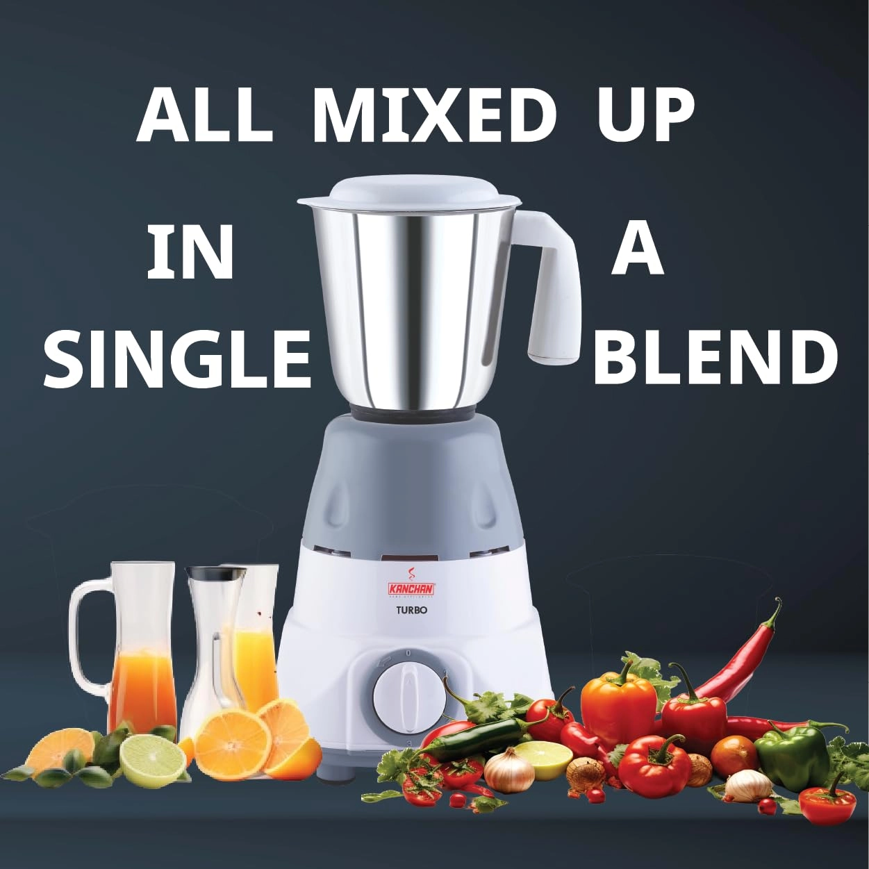 Turbo Mixer Grinder - 650 Watts