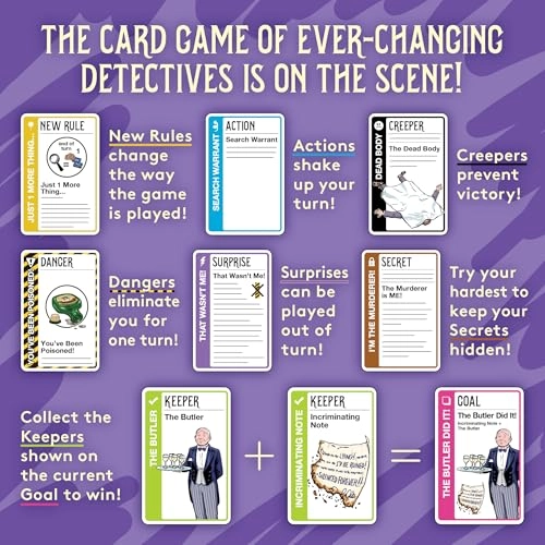 Mystery Fluxx: Whodunit Theme - Card Game