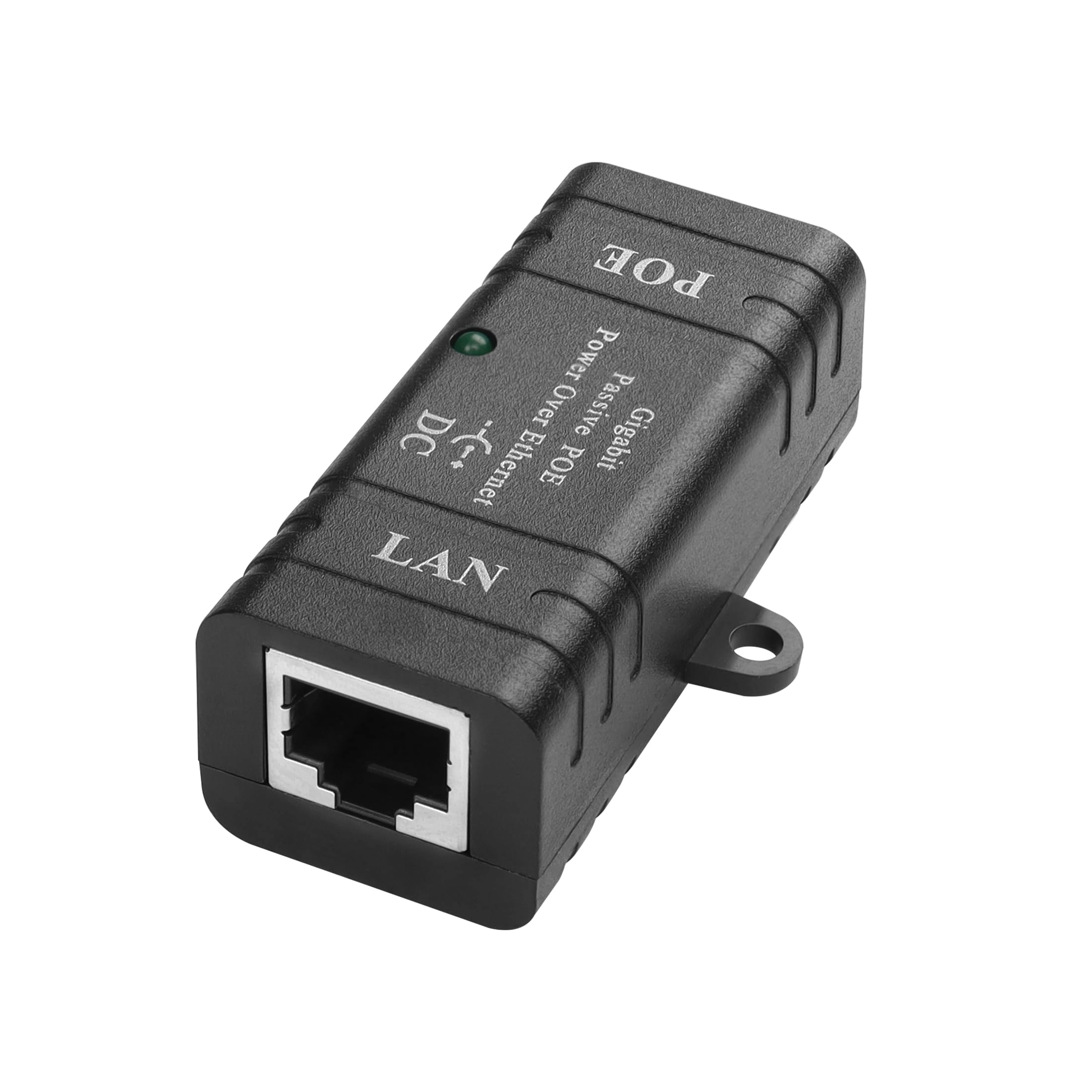 YAODHAOD POE Injector - DC 5V-48V 24W 2xRJ45 100Mbps/1000Mbps