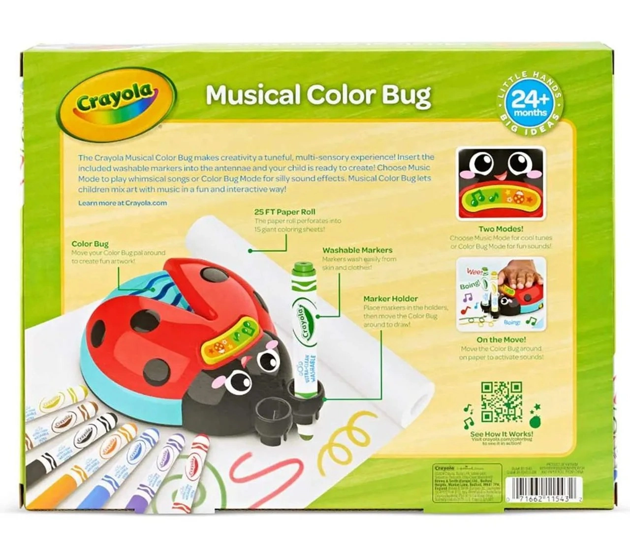 Musical Colour Bug - 2+ Multi Colour