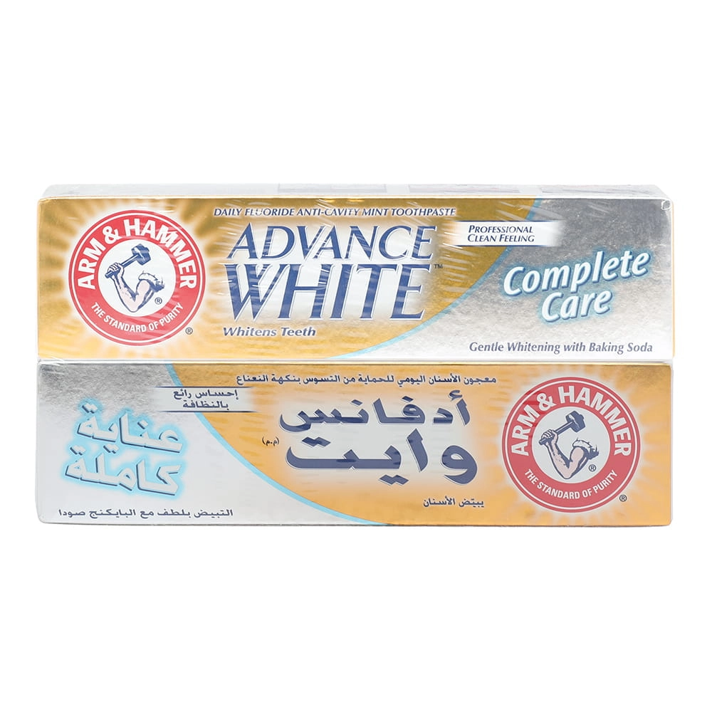 Advance White Complete Care Fluoride Toothpaste 2 x 115g