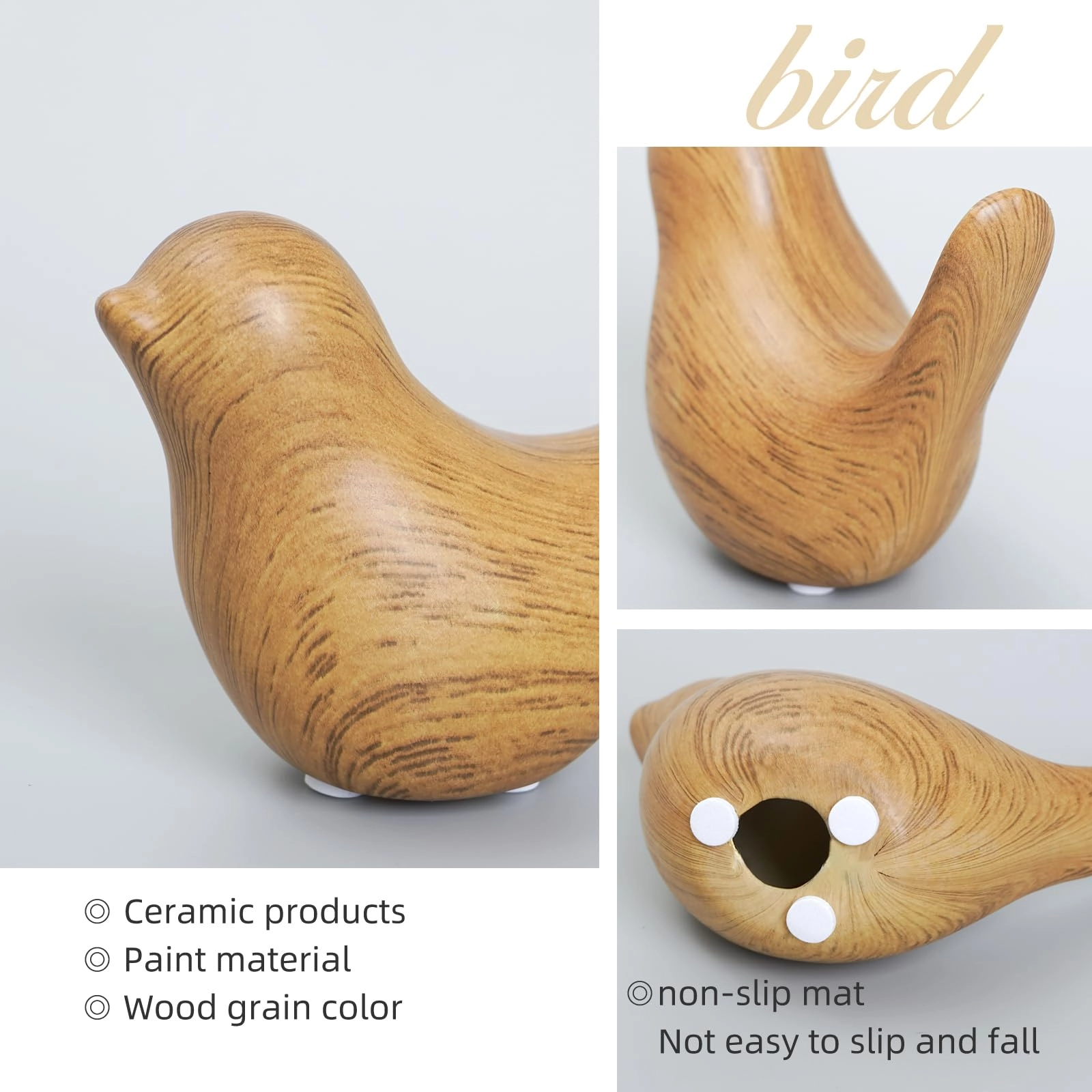 White Birds Statues - Ceramic