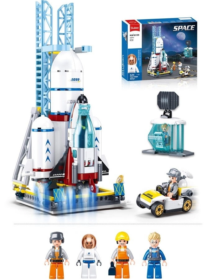 Sluban Space Launch Center - Rocket Launchpad Compatible with Lego Space