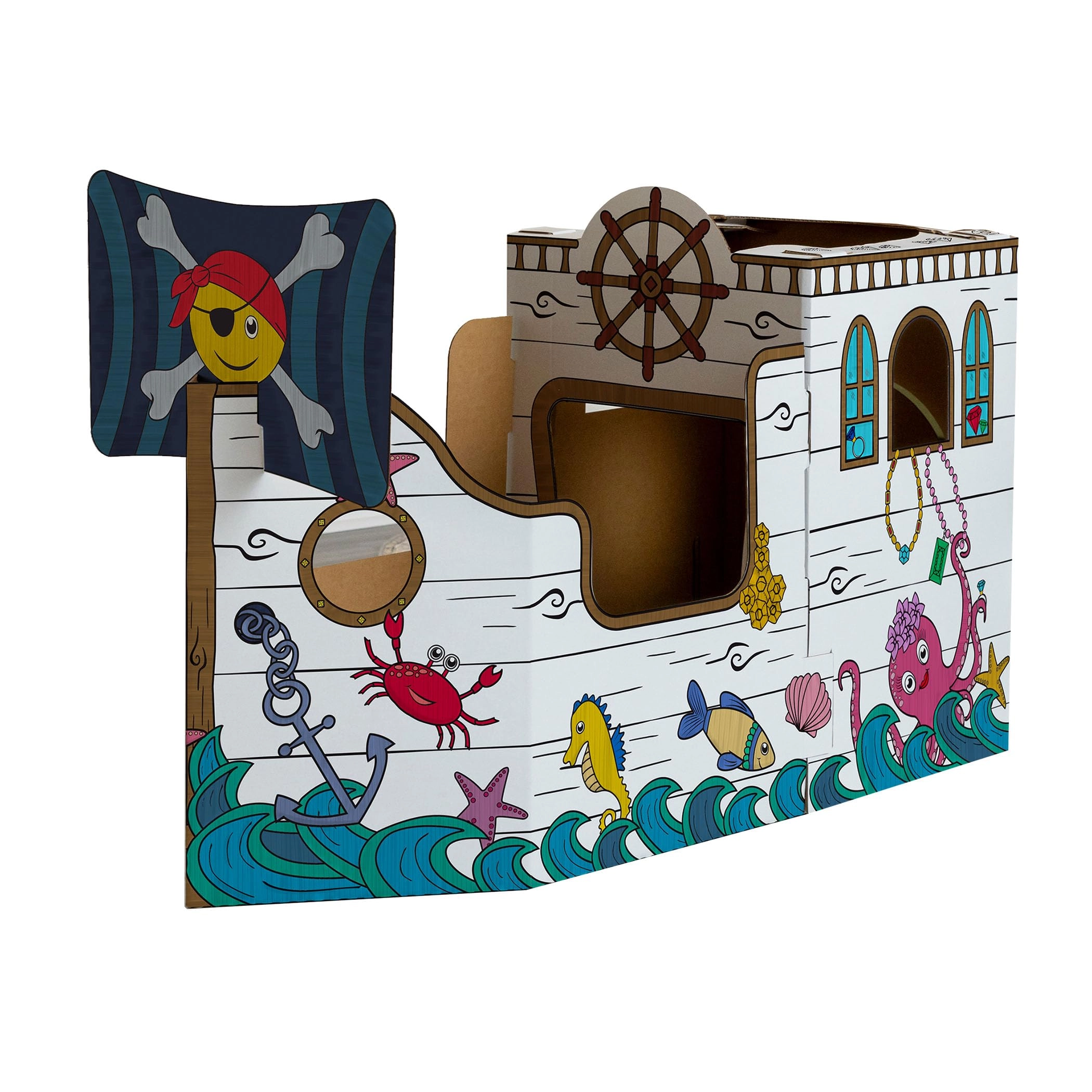 Fellowes Pirate Ship Playhouse
