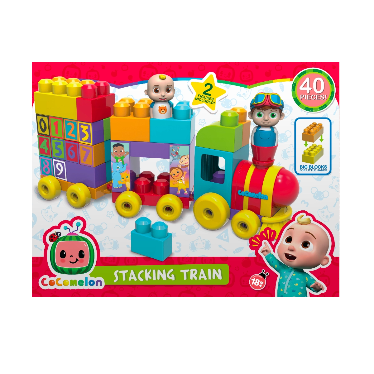 Stacking Train - 3 years & above 40-piece